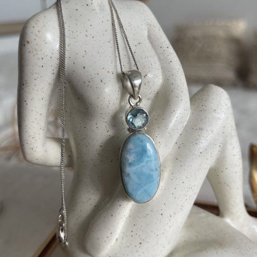 Larimar ezüst medál